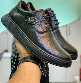 تصویر کفش طبی مردانه مدل M_1106 چرم تبریز 
