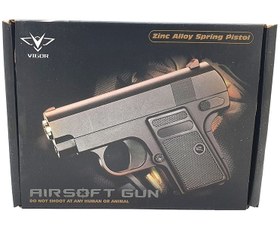 تصویر تفنگ کلت فلزی ساچمه ای ایرسافت گان Air Soft Gun مدل V6 