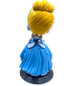 تصویر فیگور پرنسس سیندرلا با لباس آبیqposket cinderella Figure qposket cinderella