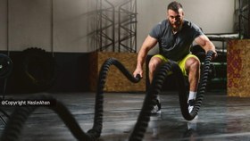 تصویر بتل روپ کراسفیت Crossfit battle rope 