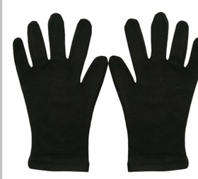 تصویر دستکش نخی سیاه بیتا 