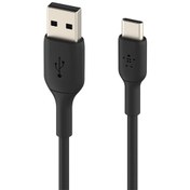 تصویر کابل 1 متری USB به USB-C بلکین مدل CAB001bt1MBK Belkin USB به USB-C cable model CAB001bt1MBK length 1 meter