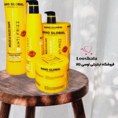 تصویر پک احیا کننده نانو گلوبال مناسب موهای فر و مجعد 