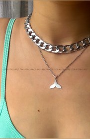 تصویر گردنبند دم وال 