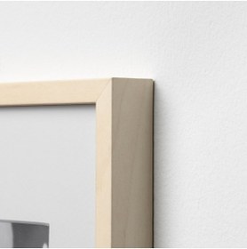 تصویر قاب عکس نود عمق چوب درخت توس Hovsta 21X30 A4 IKEA 