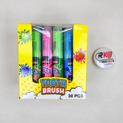 تصویر ژله مسواکی بسته 30عددی 