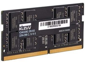 تصویر رم لپ تاپ DDR4 کلو 2666MHz مدل KLEVV KD48GS880-26N190A ظرفیت 8 گیگابایت Klevv KD48GS880-26N190A 2666MHz DDR4 CL19 8GB Laptop Ram