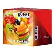 تصویر کاندوم بونکس مدل ميوه طعم دار بسته 12 عددی Bonex Fruit Flavored condoms