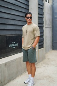 تصویر ست تیشرت پنبه و شلوارک دورس POLO 