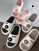 تصویر دمپایی طبی زنانه | دمپایی زنانه مدل گل 907 