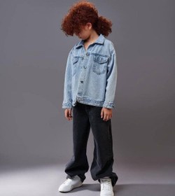 تصویر کت جین اسپرت AKU مدل K165 دو جیب 