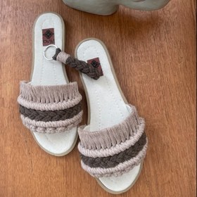 تصویر دمپایی حمام گندم 