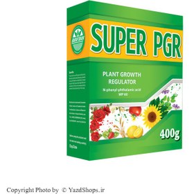 تصویر کود تقویتی سوپر پی جی آر تنظیم کننده رشد، گلدهی و گل انگیزی، ضدسرمازدگی 400 گرمی ا SUPER PGR SUPER PGR