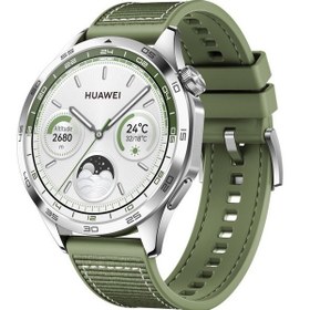 تصویر ساعت هوشمند هوآوی مدل GT 4 46 mm بند ا Huawei GT 4 46mm Smart Watch Silicone Strap Huawei GT 4 46mm Smart Watch Silicone Strap