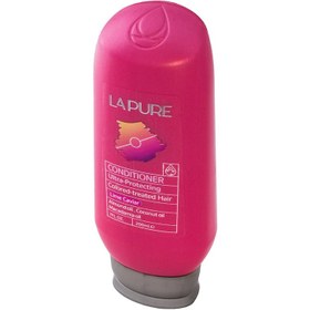 تصویر نرم کننده محافظ موهای رنگ شده لپیور حجم 200 میلی لیتر Lapure Ultra-protecting Dry and Damaged Hair Conditioner