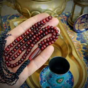 تصویر تسبیح ۱۰۱ دانه شاخ گاو 