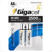 تصویر باتری قلمی قابل شارژ گیگاسل مدل 2500 