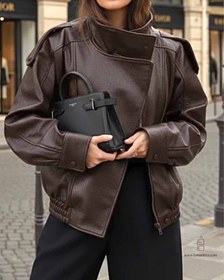 تصویر کت چرم زارا 