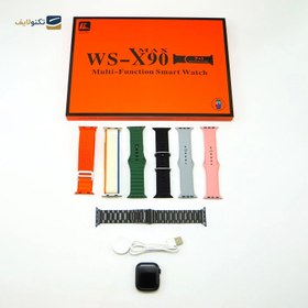 تصویر ساعت هوشمند مدل WS-X90 Max به همراه 7 بند ساعت هوشمند مدل WS-X90 Max به همراه 7 بند