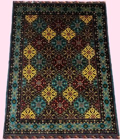 تصویر فرش دستبافت تمام کرک طرح قابی 3متری طرح قابی افغانستان کد0600088 3m Full extrcted wool Carpet,frame afghanistan Design code 0600088