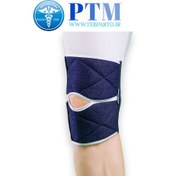 تصویر زانوبند قابل تنظیم الاستیک شناسه محصول: 5060 برند تن یار ا Elastic adjustable knee brace Elastic adjustable knee brace