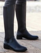 تصویر چکمه زنانه پشت استرج کشی کد 2122 