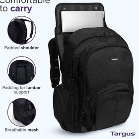 تصویر کوله پشتی اورجینال تارگوس "15.6 مدل CN600 Targus Classic 15.6" BackPack Black CN600