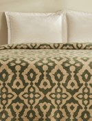 تصویر پتوی یک نفره پتو پنبه ای رینا سبز کاراجا Karaca Home 