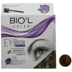 تصویر کیت رنگ ابرو بیول Biol دودی روشن بیول -6.1 (A6) 