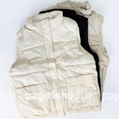 تصویر پافر زنانه شمعی زیپ مخفی دوجیب 