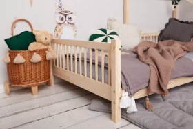 تصویر کلبه تخت نیکان ۸۰×۱۸۰ تخت خواب کودک