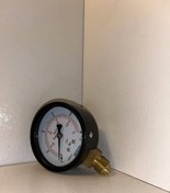 تصویر گیج صفحه 6 سانتی 25 بار برنجی پشت مشکی pressure gauge