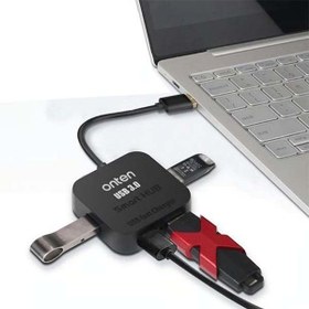 تصویر هاب USB اونتن 4 پورت مدل Onten OTN-35210 ONTEN USB 3.0 TO 4 USB 3.0 HUB OTN-35210