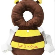 تصویر محافظ سر کودک طرح زنبور 