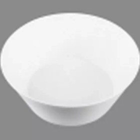 تصویر پیاله چینی زرین فرم اس سفید (سایز 9) Zarin Iran S-form White 1 Piece Porcelain Bowl 9