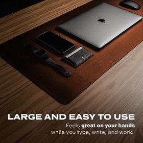 تصویر پد ماوس گرین لاین مدل Elite Desk Leather Mouse Pad Green Lion Elite Desk Leather Mouse Pad