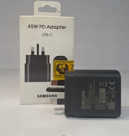 تصویر کلگی بدون کابل 45w samsung - مشکی 45w Adapter USB-C