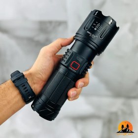 تصویر چراغ قوه پر قدرت اسمال سان مدل ZY-T275 ظرفیت باتری 32000 میلی آمپر Small Sun Flashlight Model ZY-T275