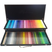 تصویر مداد رنگی 120 رنگ فابر-کاستل مدل Polychromos جعبه چوبی 