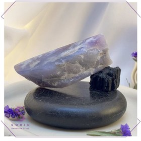 تصویر سنگ راف عقیق کبود کد RO48 