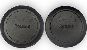 تصویر درپوش طرح اصل دوربین و لنز برای مانت Canon RF 