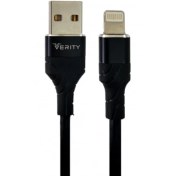 تصویر کابل شارژ یو اس بی به لایتنینگ وریتی Verity USB to Lightning Data Cable مدل CB 3133i 