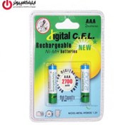 تصویر باتری نیمه قلمی Alkalain برند Digital C.F.L با ظرفیت 2700mAh 