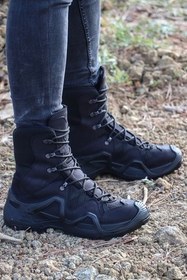 تصویر چکمه مردانه چرم ضد آب تاکتیکال هانتر P اسکوتر Scooter 