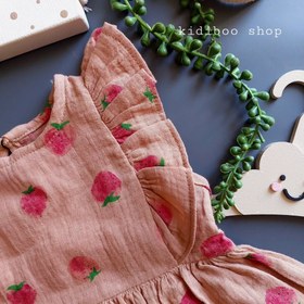 تصویر پیراهن توت فرنگی 