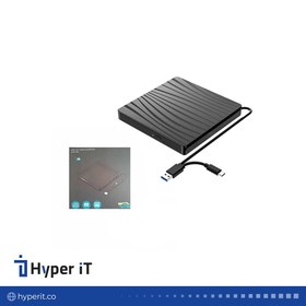 تصویر باکس DVD رایتر لپ تاپ ضخیم TYPE C USB3 