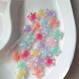 تصویر ستاره شفاف رنگی 