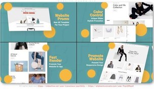 تصویر پروژه افترافکت تیزر معرفی سایت Website Promo Z10 