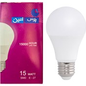 تصویر لامپ 15وات پارس امین - مهتابی 