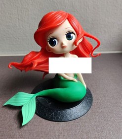 تصویر فیگور پری دریایی کوچولو مدل نشستهqposket ariel the little mermaid qposket figure